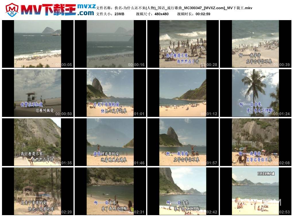佚名-为什么还不来(人物)_国语_流行歌曲_MC300347